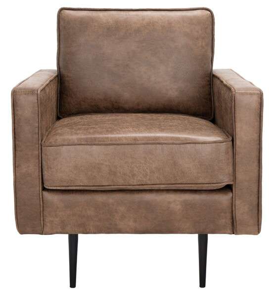 Safavieh Paityn Accent Chair - Brown Body With Black Legs | Accent Chairs | Modishstore - 2