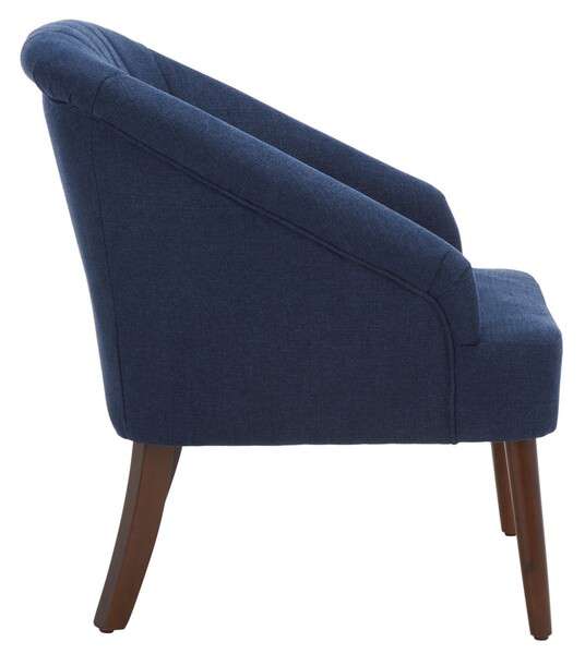 Safavieh Quenton Accent Chair - Navy | Accent Chairs | Modishstore - 3