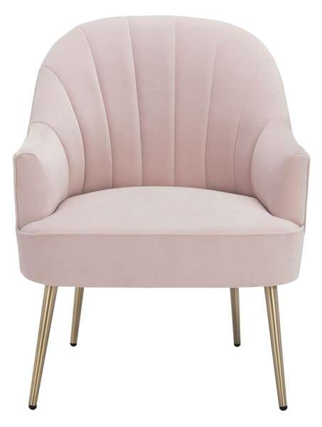 Safavieh Areli Accent Chair - Light Pink | Accent Chairs | Modishstore - 2