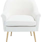 Safavieh Rodrik Accent Chair - White | Accent Chairs | Modishstore - 2