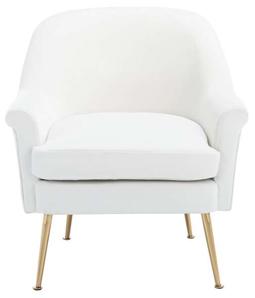 Safavieh Rodrik Accent Chair - White | Accent Chairs | Modishstore - 2