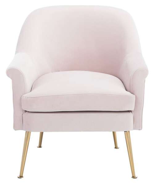 Safavieh Rodrik Accent Chair - Light Pink | Accent Chairs | Modishstore - 2