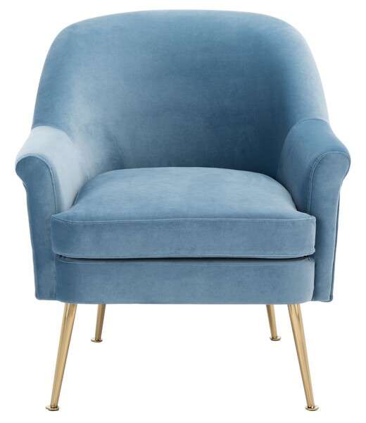 Safavieh Rodrik Accent Chair - Light Blue | Accent Chairs | Modishstore - 2