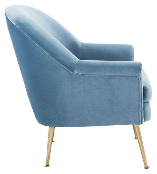 Safavieh Rodrik Accent Chair - Light Blue | Accent Chairs | Modishstore - 3