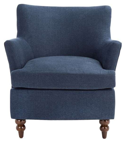 Safavieh Levin Accent Chair - Navy | Accent Chairs | Modishstore - 2