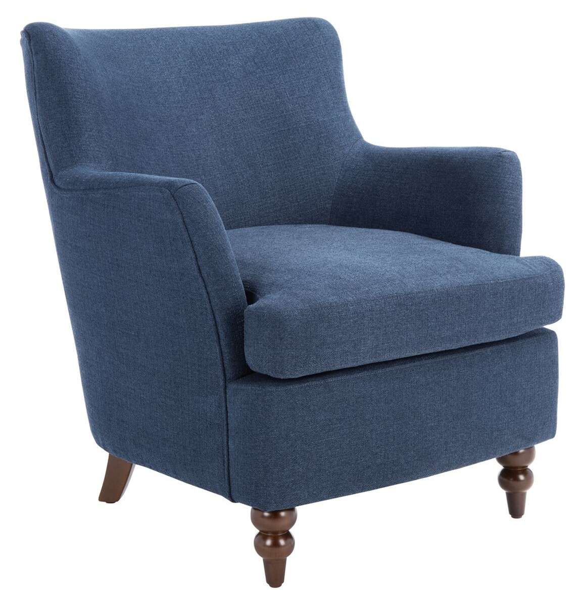 Safavieh Levin Accent Chair - Navy | Accent Chairs | Modishstore - 3