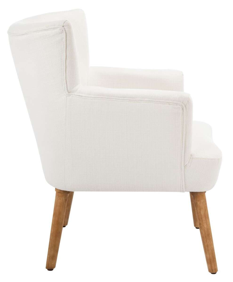 Safavieh Delfino Accent Chair - White | Accent Chairs | Modishstore - 4