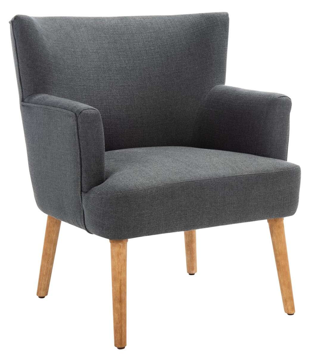 Safavieh Delfino Accent Chair - Dark Gray | Accent Chairs | Modishstore - 3