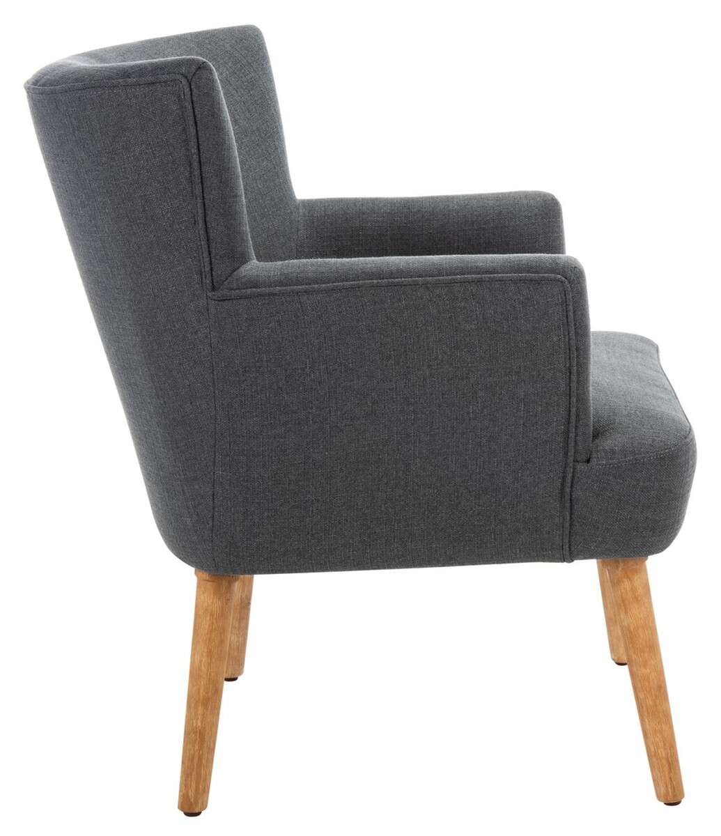 Safavieh Delfino Accent Chair - Dark Gray | Accent Chairs | Modishstore - 4