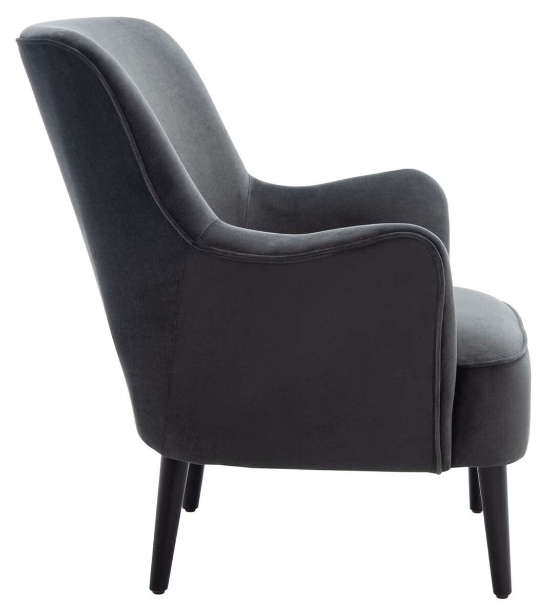 Safavieh Arlyss Accent Chair - Black | Accent Chairs | Modishstore - 4