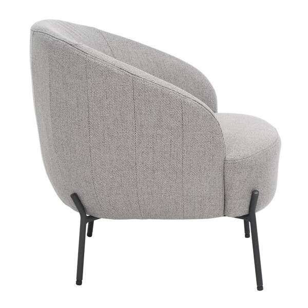 Safavieh Emmi Upholstered Accent Chair - Gray | Accent Chairs | Modishstore - 2