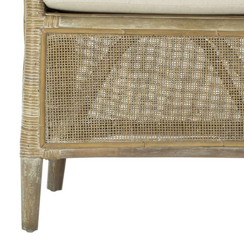 Safavieh Alexana Rattan Armchair | Accent Chairs | Modishstore - 3