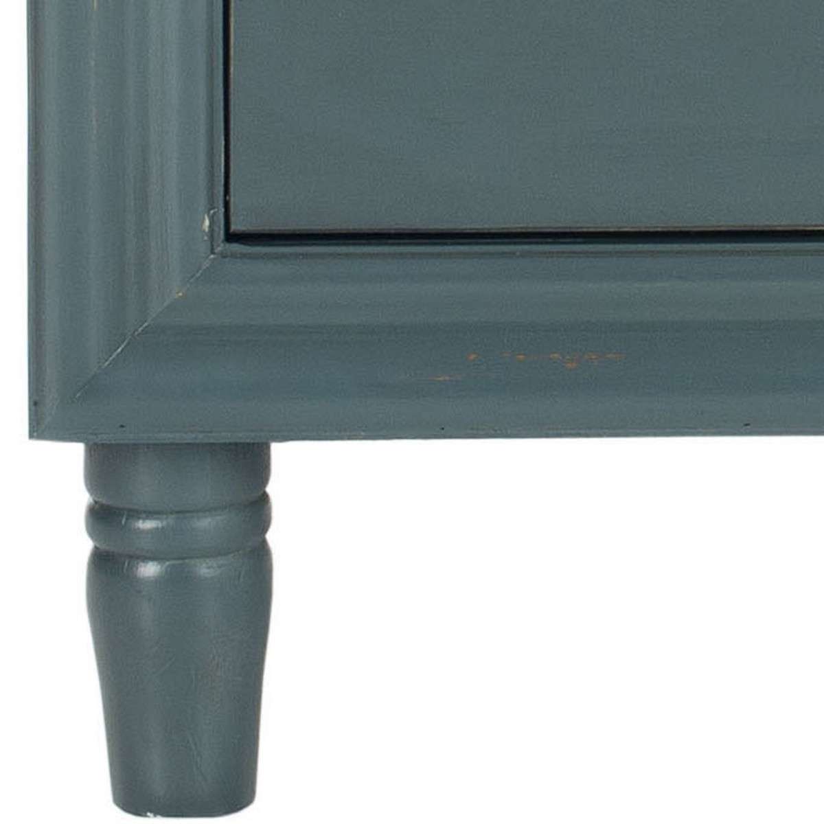 Safavieh Blaise Nightstand With Storage Drawers - Dark Teal | Nightstands | Modishstore - 4