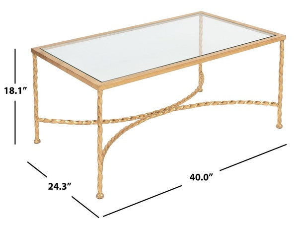 Safavieh Matilda Coffee Table | Coffee Tables | Modishstore - 5