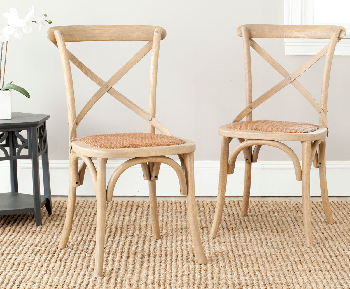 Safavieh Franklin X Back Farmhouse Chair - Set Of 2 | Dining Chairs | Modishstore - 15