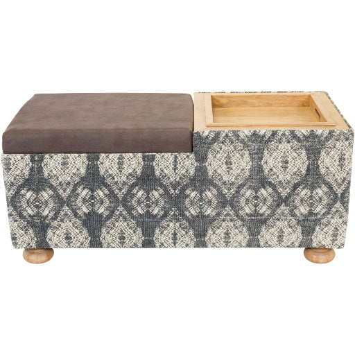 Surya Storage Ottoman - AUO-001 | Ottomans | Modishstore-3