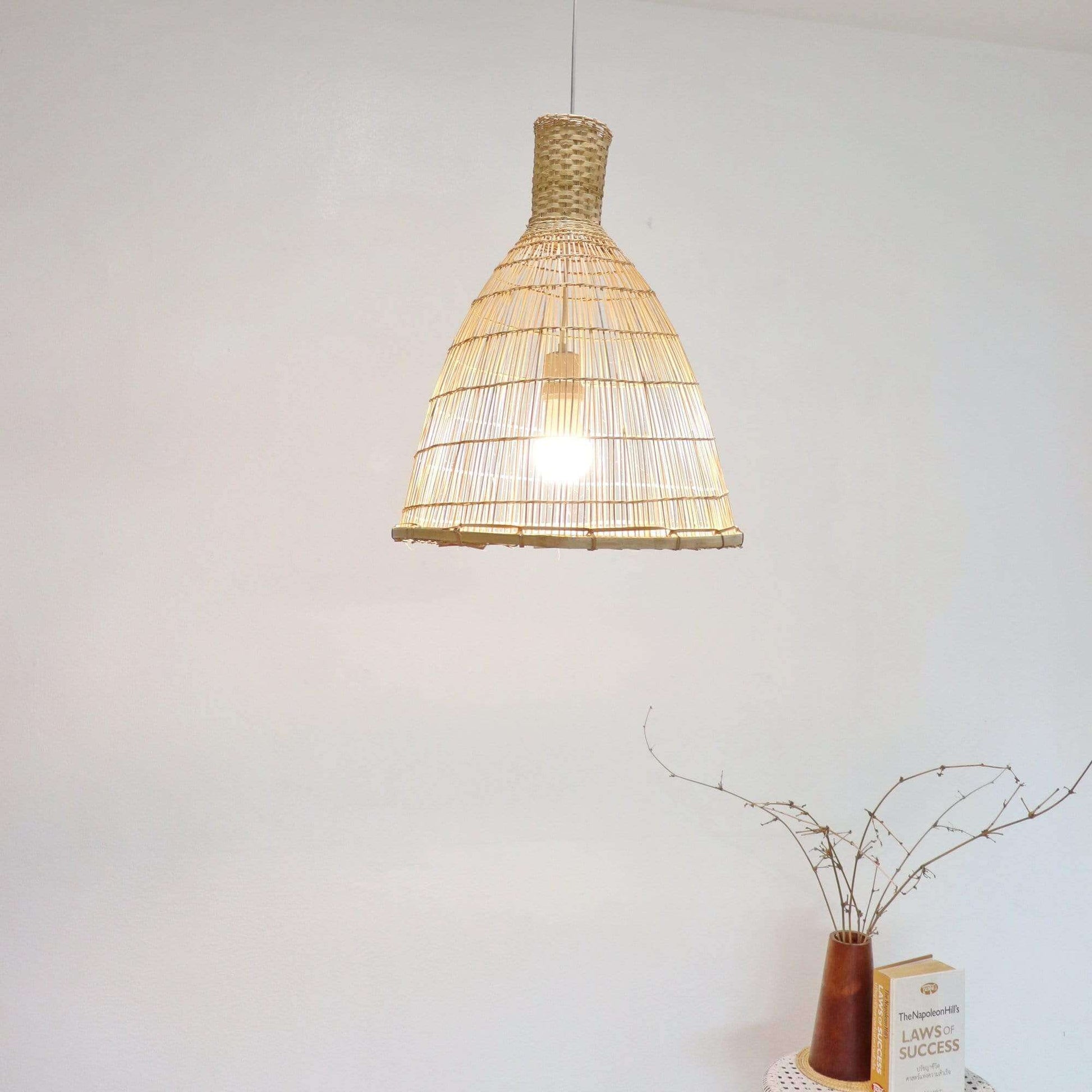 Rasri -  Bamboo Pendant Light Shade By Thaihome | Pendant Lamps | Modishstore - 4