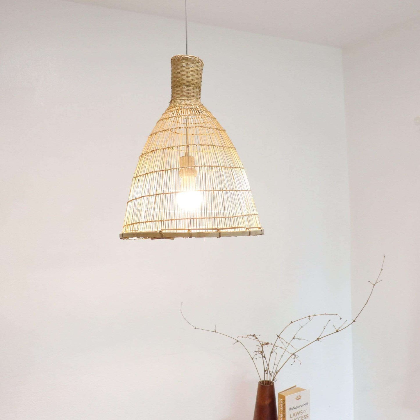 Rasri -  Bamboo Pendant Light Shade By Thaihome | Pendant Lamps | Modishstore - 7