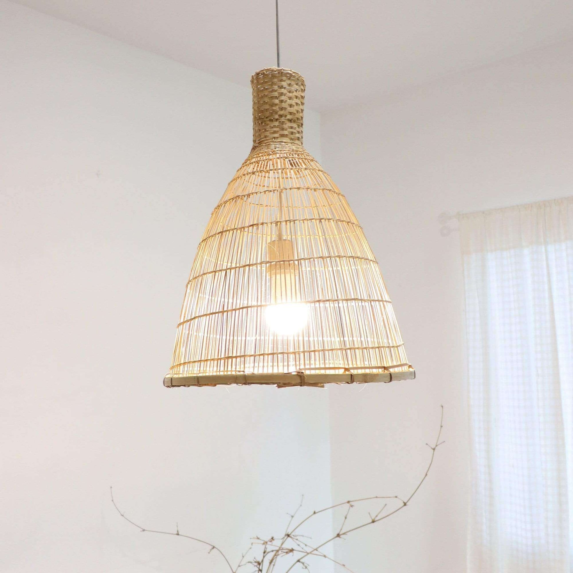 Rasri -  Bamboo Pendant Light Shade By Thaihome | Pendant Lamps | Modishstore