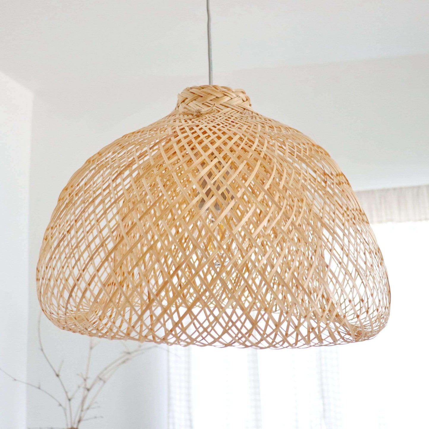 Rungsan - Bamboo Pendant Light Shade By Thaihome | Pendant Lamps | Modishstore - 4