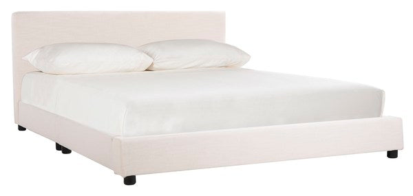 Safavieh Carter Bed Queen Size - Light Beige | Beds | Modishstore - 2