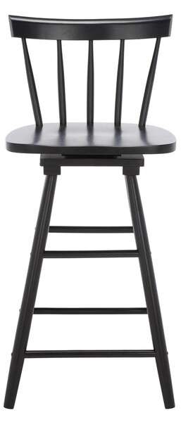 Safavieh Tage Swivel Counter Stool - Black | Counter Stools | Modishstore - 2