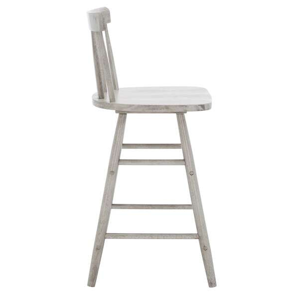 Safavieh Tally Wood Counter Stool - Gray | Counter Stools | Modishstore - 3