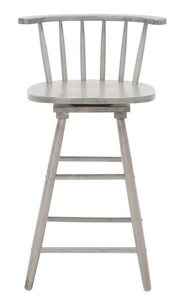 Safavieh Ray Swivel Counter Stool - Gray | Counter Stools | Modishstore - 2