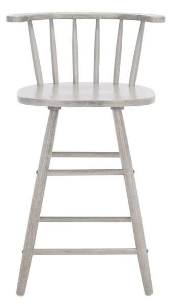 Safavieh Jay Wood Counter Stool - Gray | Counter Stools | Modishstore - 2