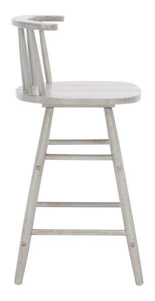 Safavieh Jay Wood Counter Stool - Gray | Counter Stools | Modishstore - 3