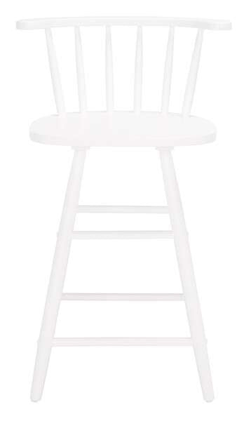 Safavieh Jay Wood Counter Stool - White | Counter Stools | Modishstore - 2