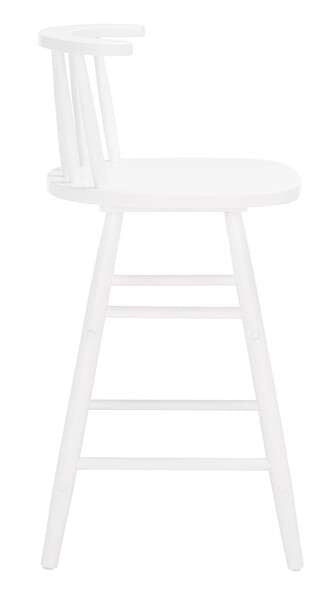 Safavieh Jay Wood Counter Stool - White | Counter Stools | Modishstore - 3