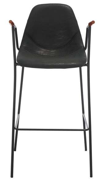 Safavieh Tanner Mid Century Barstool - Black Body | Bar Stools | Modishstore