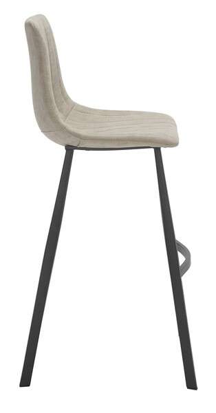 Safavieh Rhyatte Bar Stool - Gray | Bar Stools | Modishstore - 3