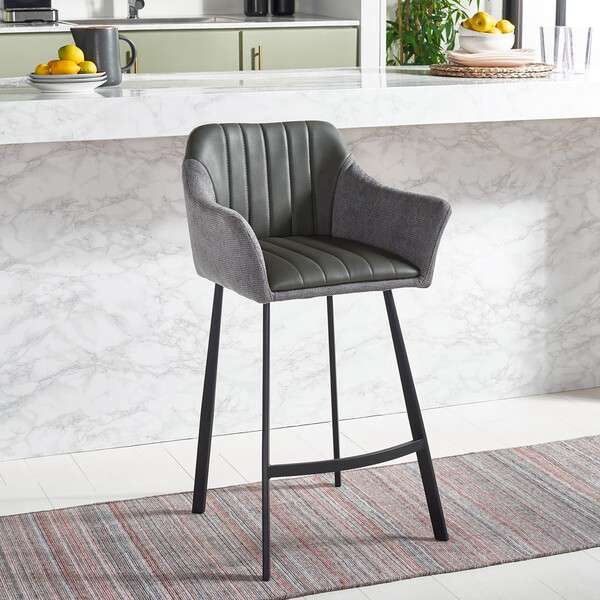 Safavieh Rodi Counter Stool - Gray | Counter Stools | Modishstore