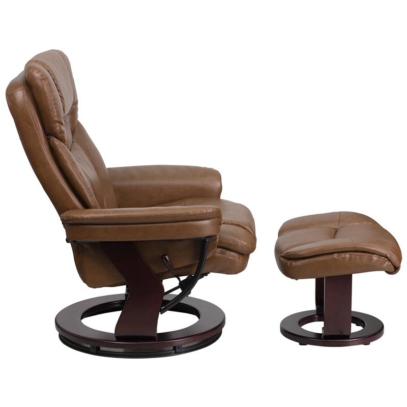 Flash furniture recliner chair with ottoman hot sale