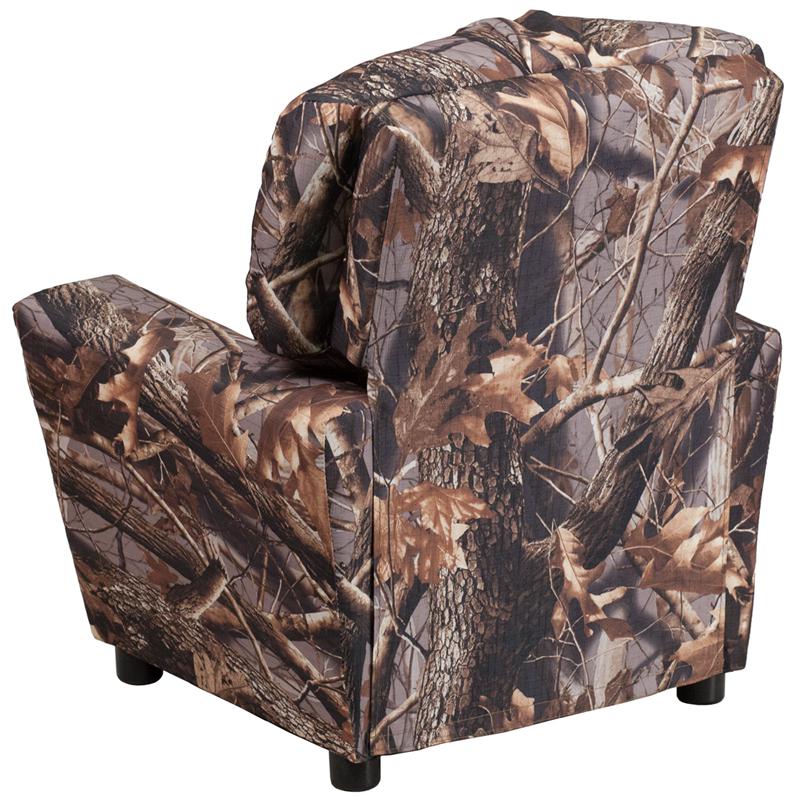 Contemporary Camouflaged Fabric Kids Recliner With Cup Holder By Flash Furniture | Recliners | Modishstore - 3