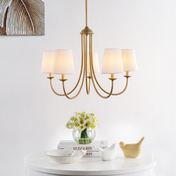 Safavieh Darryn Chandelier - Gold | Chandeliers | Modishstore