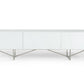 Modrest Chrysler Modern White TV Stand | TV Stands | Modishstore - 1