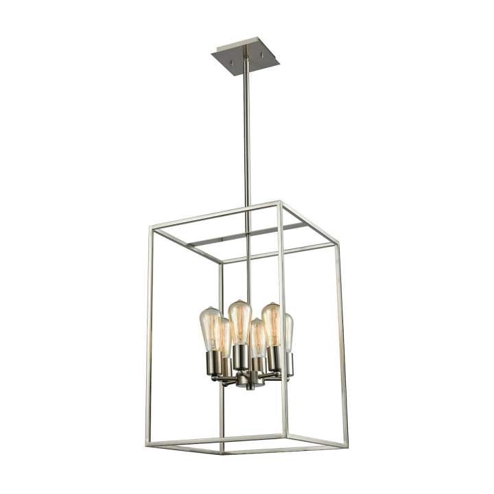 Williamsport 6-Light Chandelier in in Oil Brushed Nickel | Chandeliers | Modishstore