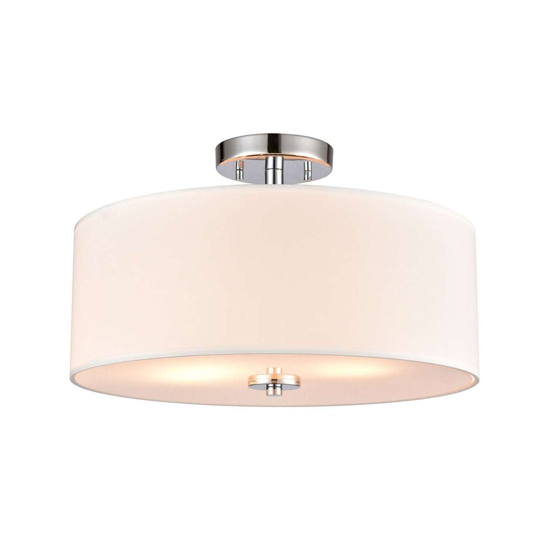 2L Semi Flush in Chrome | Ceiling Lamps | Modishstore