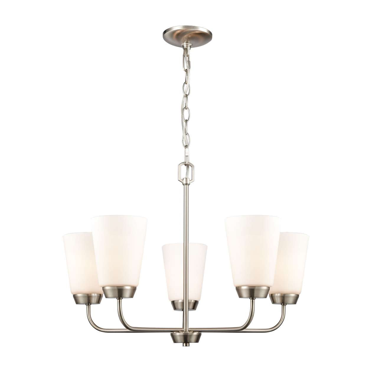 5L Chandelier in BN | Chandeliers | Modishstore