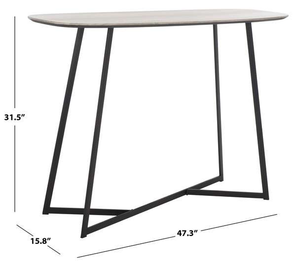 Safavieh Arrington Console Table - White | Console Tables | Modishstore - 3