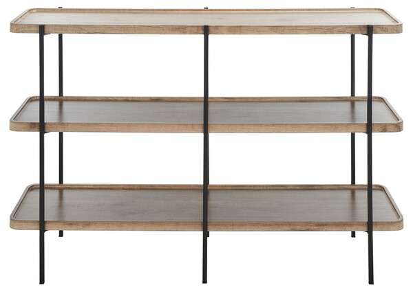 Safavieh Atwell 2 Shelf Console Table - Oak | Console Tables | Modishstore