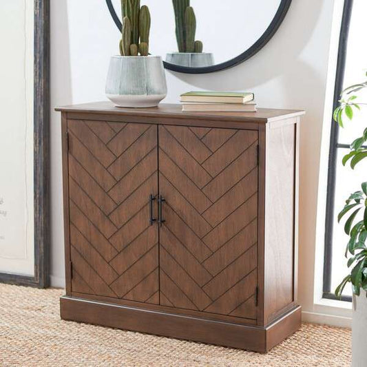 Safavieh Peyton 2 Door Sideboard - Brown | Console Tables | Modishstore