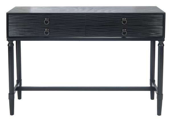 Safavieh Aliyah 4Drw Console Table - Black | Console Tables | Modishstore - 2