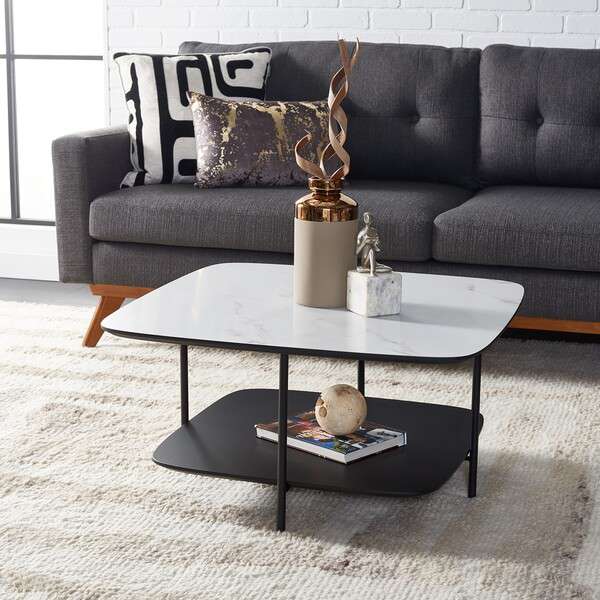 Safavieh Anzia Coffee Table - White | Coffee Tables | Modishstore - 4