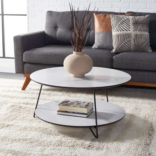 Safavieh coffee store table white