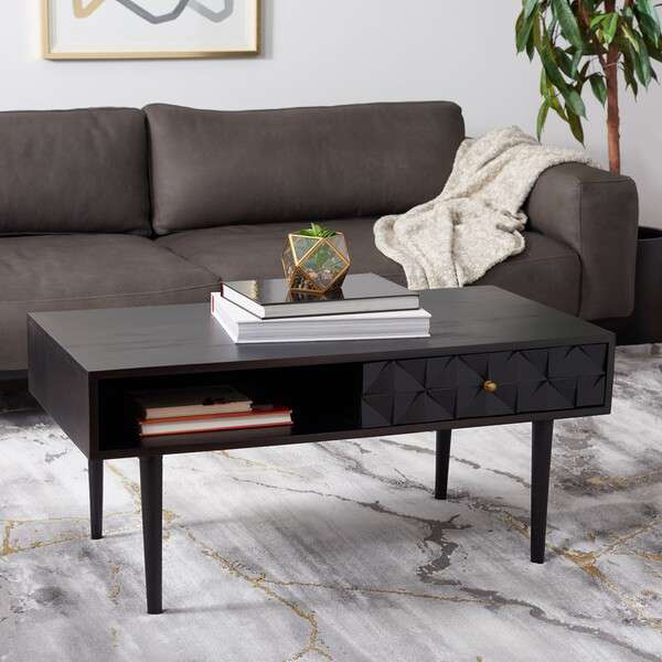 Safavieh Lexington Coffee Table - Black | Coffee Tables | Modishstore