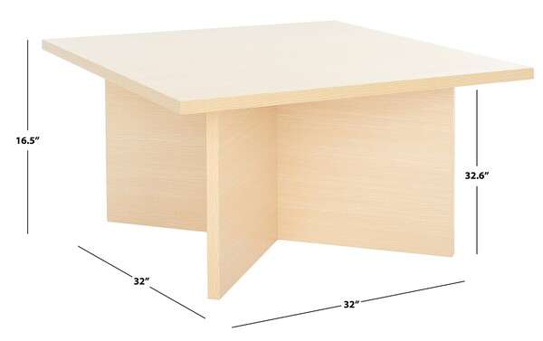 Safavieh Cathen Coffee Table - Natural | Coffee Tables | Modishstore - 4